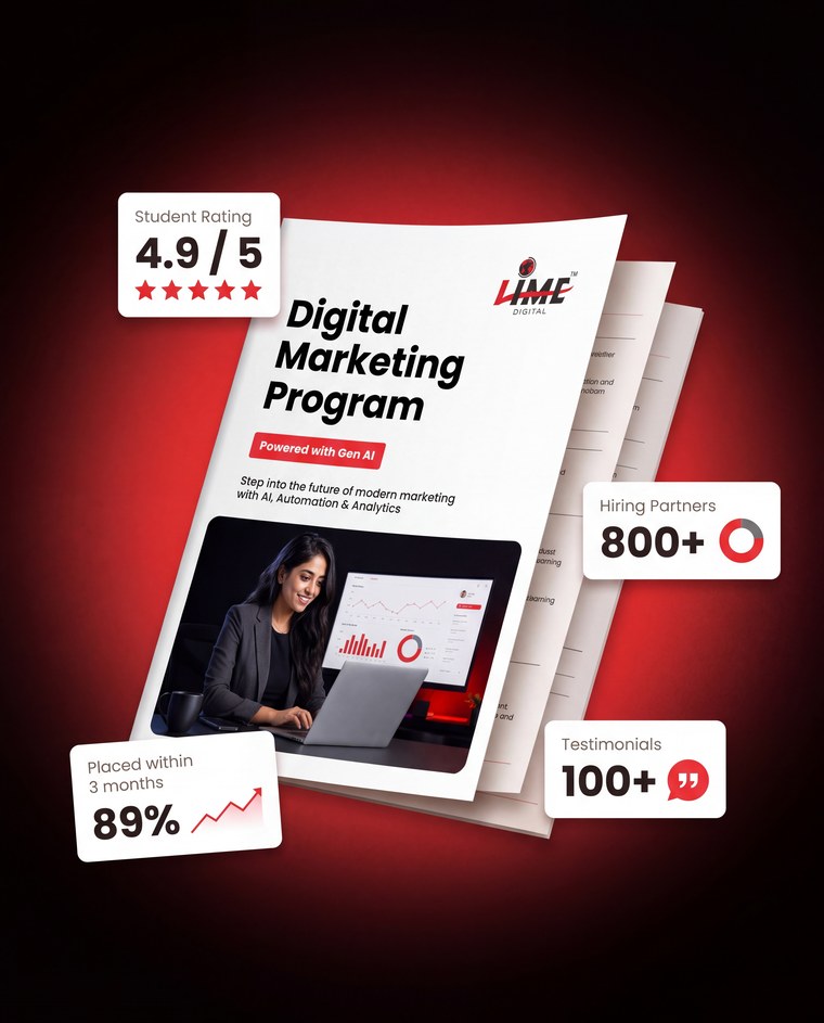 Lime Digital Institute Digital Marketing Program brochure